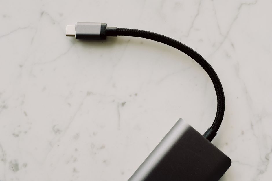 Keuken met USB-C muurinbouw stopcontacten. Keuken met USB-C muurinbouw stopcontacten.